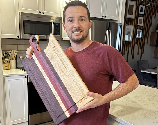 The cuttingboard I made